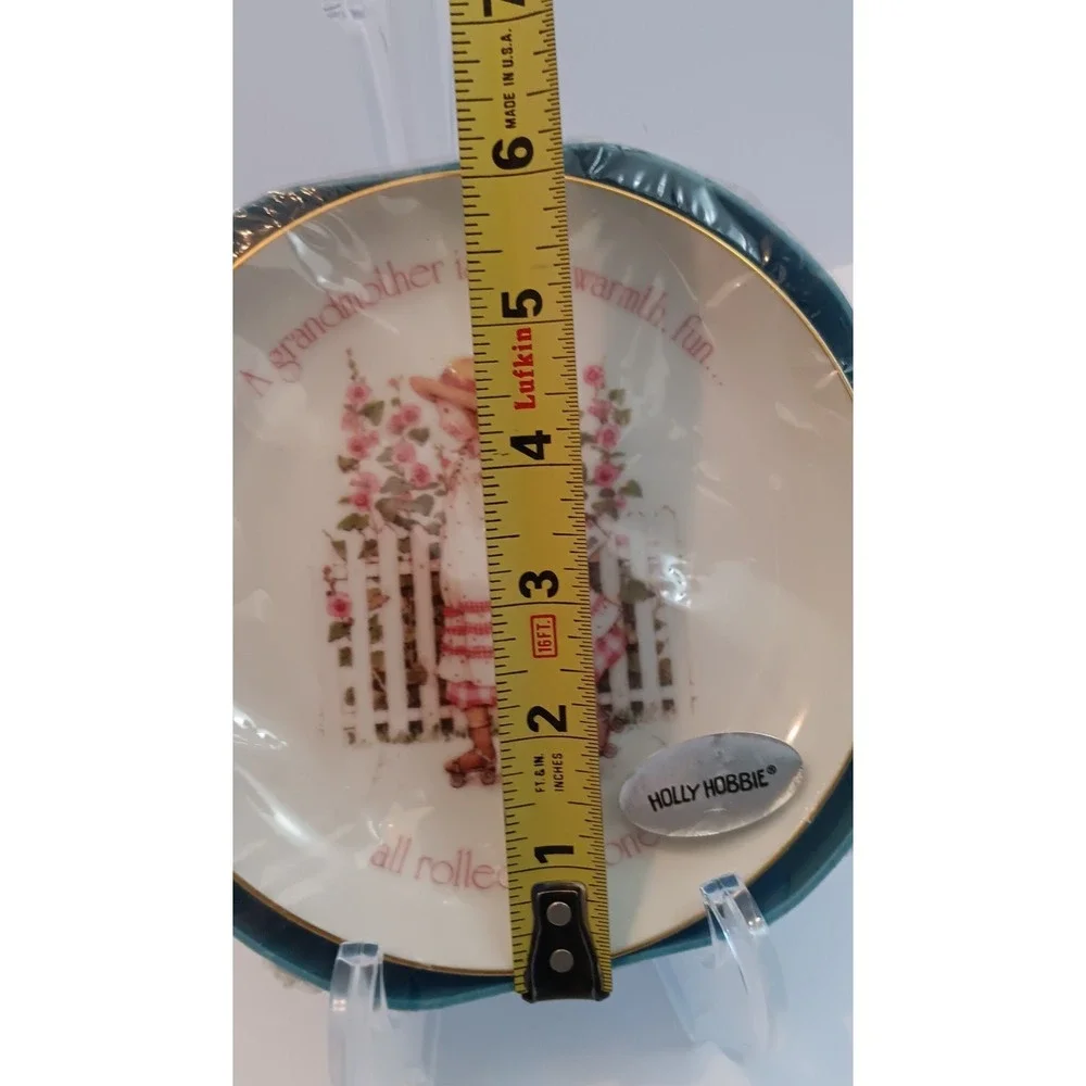 Vintage Holly Hobbie Grandmother Love Plate 1984 sealed grandmacore cottagecore
